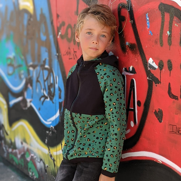 patron sweat à capuche enfant