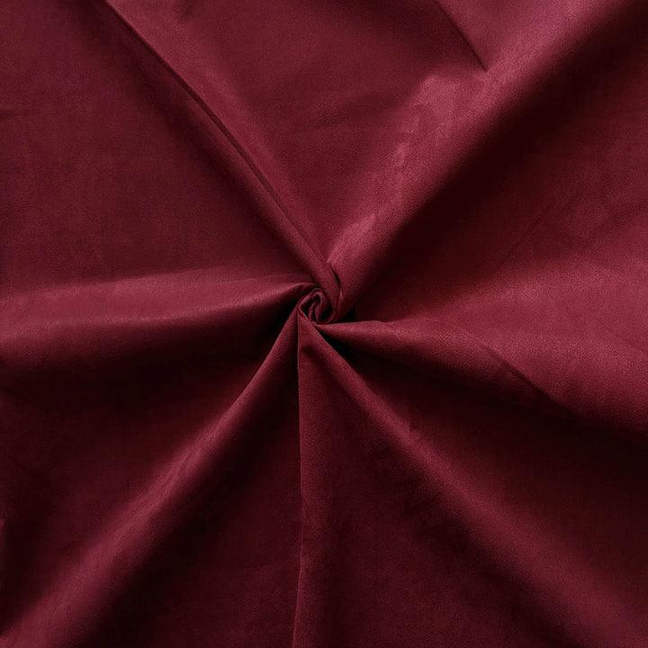 Suédine ocre rouge