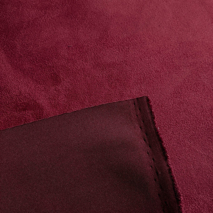 Suédine ocre rouge