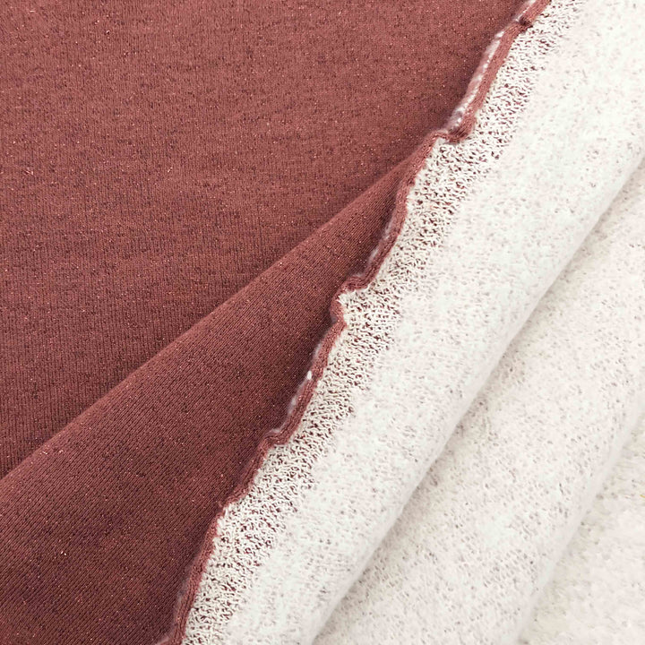 Tissu sweat paillettes melba