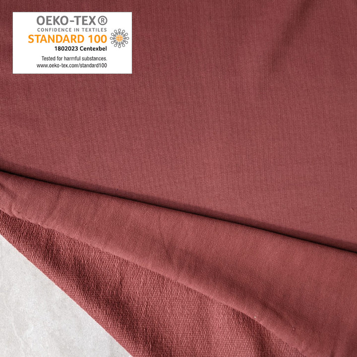 Sweat bouclette marsala