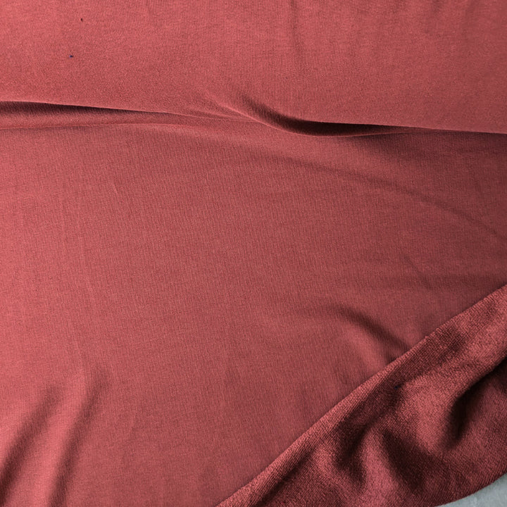 Sweat bouclette marsala