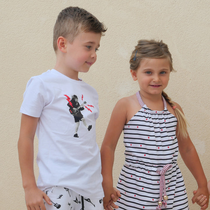 Patron PDF robe, top et jupe fille