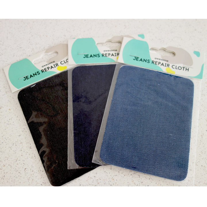 Patch réparation jean bleu moyen