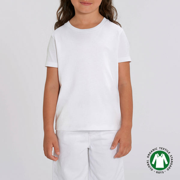 T-shirt Fille à personnaliser en coton Bio