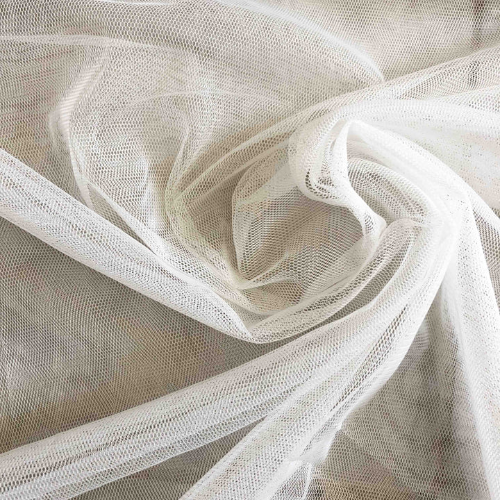 Tulle souple blanc