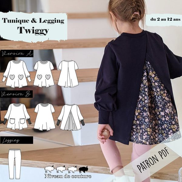 Patron Ensemble Tunique + Legging Twiggy (PDF)