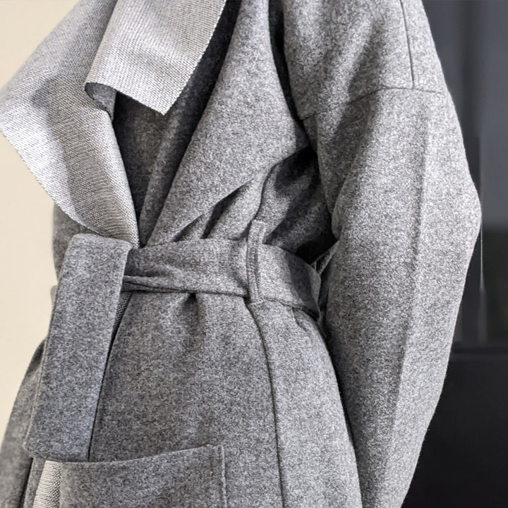 Esprit drap de laine gris double face