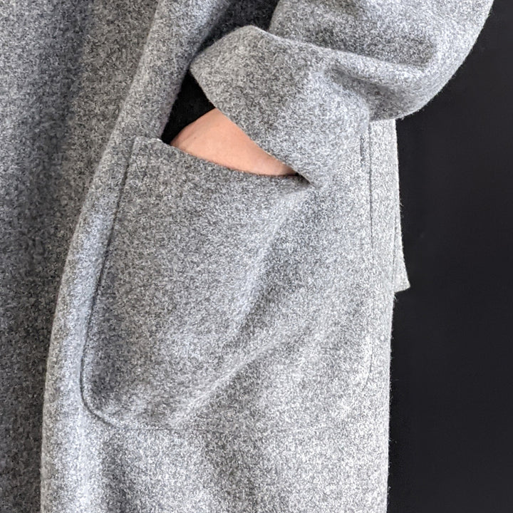Esprit drap de laine gris double face