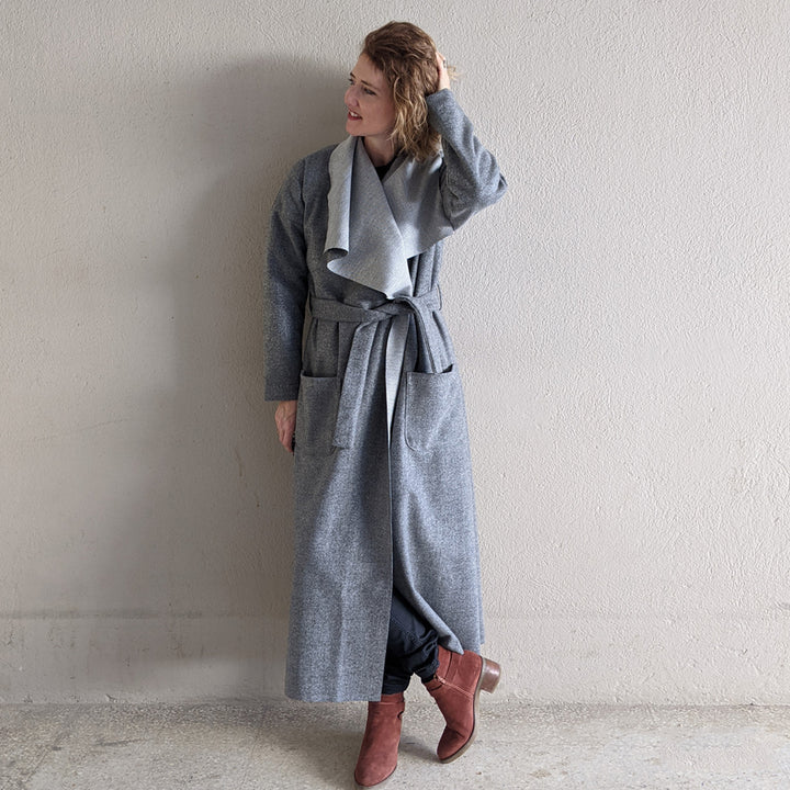 Esprit drap de laine gris double face